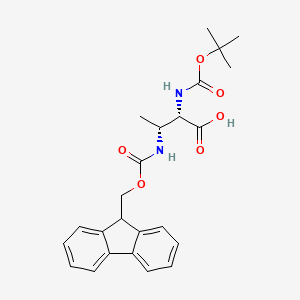 (2S,3R)-2-{[(tert-butoxy)carbonyl]amino}-3-({[(9H-fluoren-9-yl)methoxy]carbonyl}amino)butanoic acid