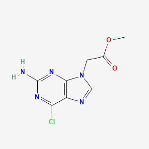 methyl 2-(2-amino-6-chloro-9H-purin-9-yl)acetate