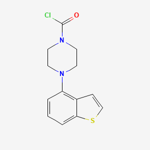 4-(1-Benzothiophen-4-yl)piperazine-1-carbonylchloride