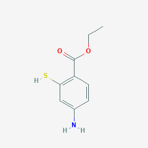 Ethyl 4-amino-2-sulfanylbenzoate