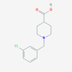 molecular formula C13H16ClNO2 B1350212 1-(3-氯苄基)哌啶-4-羧酸 CAS No. 901920-70-5