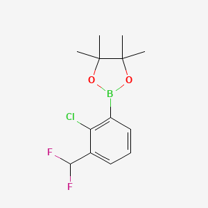 2-(2-Chloro-3-(difluoromethyl)phenyl)-4,4,5,5-tetramethyl-1,3,2-dioxaborolane