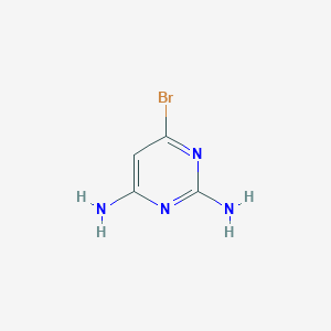 molecular formula C4H5BrN4 B13502187 6-Bromopyrimidine-2,4-diamine 