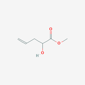 molecular formula C6H10O3 B13502192 Methyl 2-hydroxypent-4-enoate 