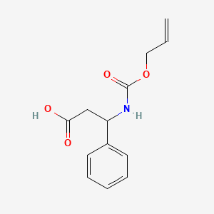 3-(((Allyloxy)carbonyl)amino)-3-phenylpropanoic acid