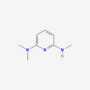 molecular formula C8H13N3 B13502283 N~2~,N~2~,N~6~-Trimethylpyridine-2,6-diamine CAS No. 95376-94-6