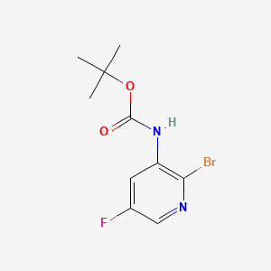 tert-butyl N-(2-bromo-5-fluoropyridin-3-yl)carbamate