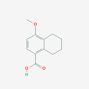 molecular formula C12H14O3 B13502332 4-Methoxy-5,6,7,8-tetrahydronaphthalene-1-carboxylic acid 