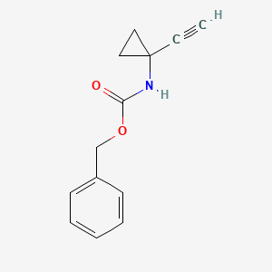 molecular formula C13H13NO2 B13502354 Benzyl (1-ethynylcyclopropyl)carbamate 