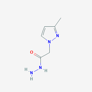 molecular formula C6H10N4O B1350237 2-(3-甲基-1H-吡唑-1-基)乙酰肼 CAS No. 512809-84-6