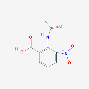 molecular formula C9H8N2O5 B13502376 2-Acetamido-3-nitrobenzoic acid CAS No. 90417-80-4