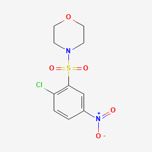 molecular formula C10H11ClN2O5S B1350243 4-((2-氯-5-硝基苯基)磺酰基)吗啉 CAS No. 40833-68-9
