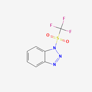 B1350251 1-(Trifluoromethyl)sulphonyl-1H-benzotriazole CAS No. 117632-84-5