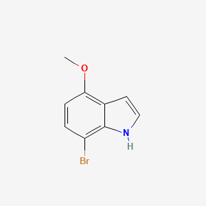 molecular formula C9H8BrNO B1350256 7-溴-4-甲氧基-1H-吲哚 CAS No. 81224-16-0