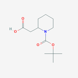molecular formula C12H21NO4 B135026 1-Boc-2-哌啶乙酸 CAS No. 149518-50-3