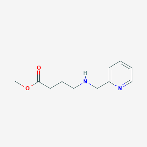 molecular formula C11H16N2O2 B13502618 Methyl 4-((pyridin-2-ylmethyl)amino)butanoate 