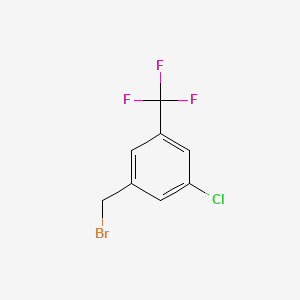 B1350284 1-(Bromomethyl)-3-chloro-5-(trifluoromethyl)benzene CAS No. 886496-91-9