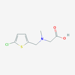 N-((5-Chlorothiophen-2-yl)methyl)-N-methylglycine