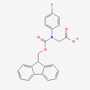 2-({[(9H-fluoren-9-yl)methoxy]carbonyl}(4-fluorophenyl)amino)acetic acid