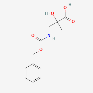 3-(((Benzyloxy)carbonyl)amino)-2-hydroxy-2-methylpropanoic acid