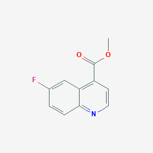 molecular formula C11H8FNO2 B13503002 Methyl 6-fluoroquinoline-4-carboxylate 