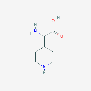 2-Amino-2-(piperidin-4-yl)acetic acid