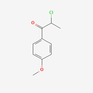 molecular formula C10H11ClO2 B1350312 2-氯-1-(4-甲氧基苯基)丙انون CAS No. 81112-07-4