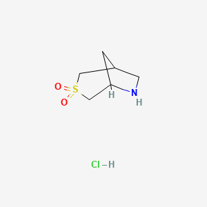 3lambda6-Thia-6-azabicyclo[3.2.1]octane-3,3-dione hydrochloride