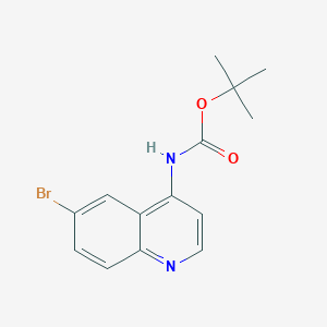 tert-butyl N-(6-bromoquinolin-4-yl)carbamate