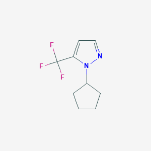 1-cyclopentyl-5-(trifluoromethyl)-1H-pyrazole