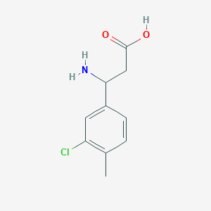 3-Amino-3-(3-chloro-4-methylphenyl)propanoic acid