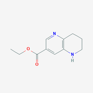 Ethyl 5,6,7,8-tetrahydro-1,5-naphthyridine-3-carboxylate