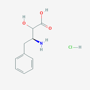 (3S)-3-amino-2-hydroxy-4-phenylbutanoic acid hydrochloride