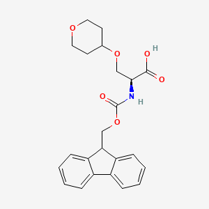 N-(((9H-Fluoren-9-yl)methoxy)carbonyl)-O-(tetrahydro-2H-pyran-4-yl)-L-serine