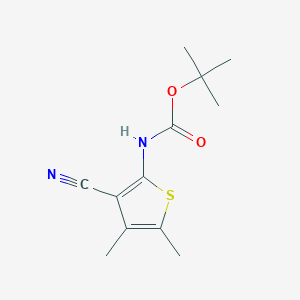 Tert-butyl (3-cyano-4,5-dimethylthiophen-2-yl)carbamate