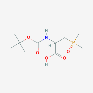 2-{[(Tert-butoxy)carbonyl]amino}-3-(dimethylphosphoryl)propanoic acid