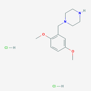 molecular formula C13H22Cl2N2O2 B13503327 1-[(2,5-Dimethoxyphenyl)methyl]piperazine dihydrochloride 