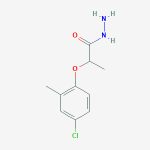 molecular formula C10H13ClN2O2 B1350349 2-(4-氯-2-甲基苯氧基)丙酸肼 CAS No. 36304-48-0