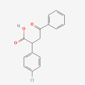 molecular formula C16H13ClO3 B1350351 2-(4-氯苯基)-4-氧代-4-苯基丁酸 CAS No. 39206-70-7