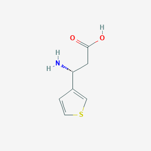 molecular formula C7H9NO2S B1350365 (R)-3-氨基-3-(噻吩-3-基)丙酸 CAS No. 760941-22-8