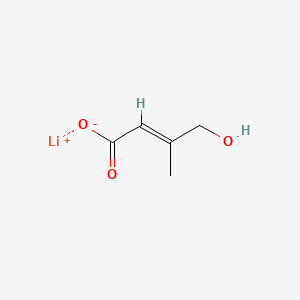 lithium(1+) (2E)-4-hydroxy-3-methylbut-2-enoate