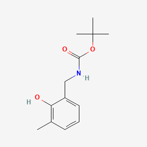 tert-butylN-[(2-hydroxy-3-methylphenyl)methyl]carbamate