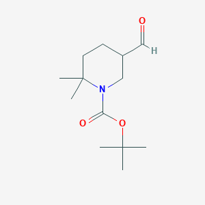 Tert-butyl 5-formyl-2,2-dimethylpiperidine-1-carboxylate