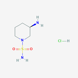 (3R)-3-aminopiperidine-1-sulfonamide hydrochloride