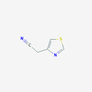 molecular formula C5H4N2S B1350373 4-噻唑基乙腈 CAS No. 7709-59-3