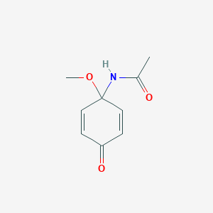 B135038 N-(1-Methoxy-4-oxo-cyclohexa-2,5-dienyl)-acetamide CAS No. 139356-93-7