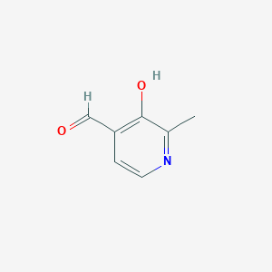 molecular formula C7H7NO2 B1350382 3-Hydroxy-2-methylpyridine-4-carbaldehyde CAS No. 518306-10-0