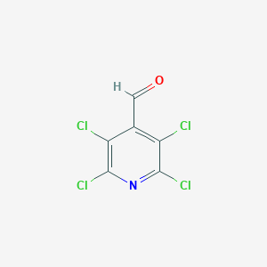 molecular formula C6HCl4NO B1350384 2,3,5,6-Tetrachloropyridine-4-carbaldehyde CAS No. 68054-26-2