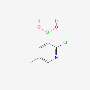 molecular formula C6H7BClNO2 B1350387 2-Chloro-5-methylpyridine-3-boronic acid CAS No. 913835-86-6