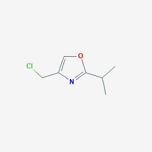 molecular formula C7H10ClNO B1350396 4-(氯甲基)-2-异丙氧唑 CAS No. 39624-97-0